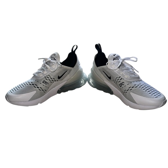 Nike Women's Air Max 270 White/Black Sneakers Sz 8 - Picture 5 of 12